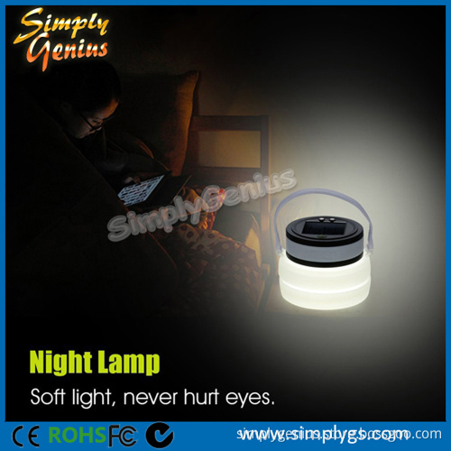 3 LED high lumens water resistant solar energy lamp for reading fishing camping